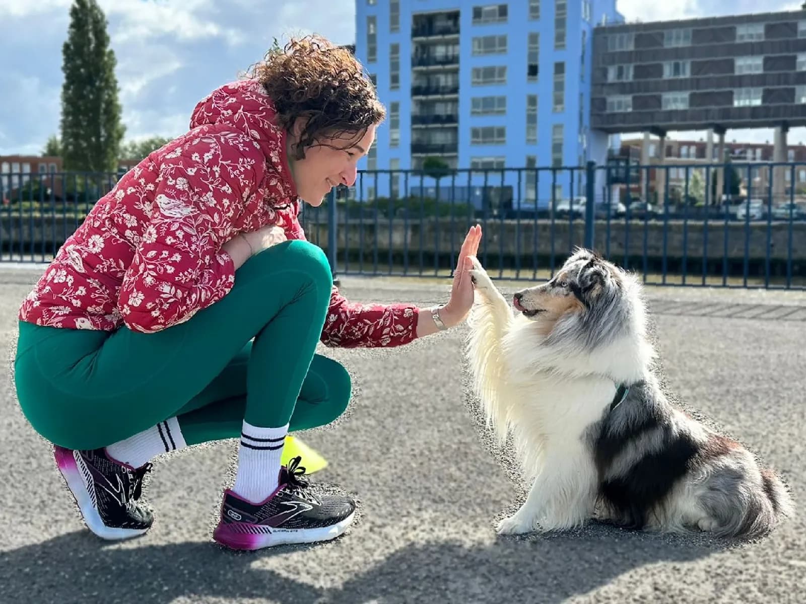 Annemarie met hond Fransje