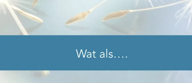 Foto bij ‘Wat als…’